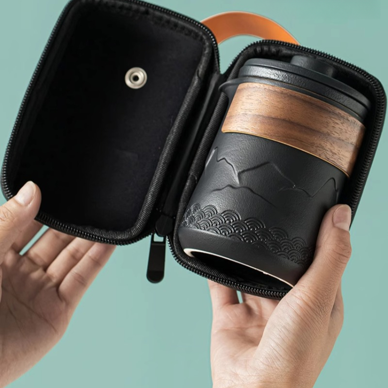 Camping Cooking Utensil Set - Set Teh Perjalanan Portabel Satu Pot