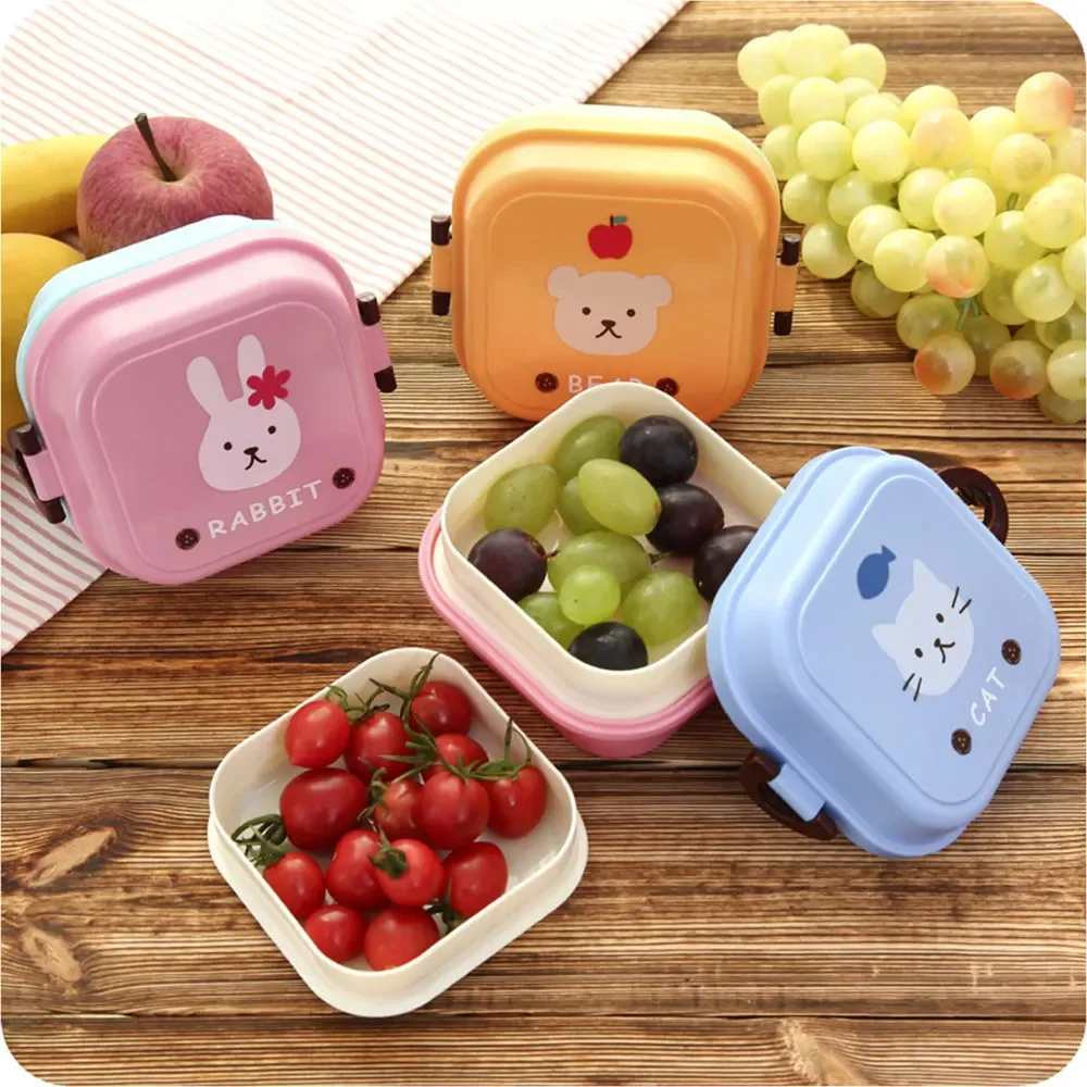 Camping Cooking Gifts - Kotak Penyimpanan Makanan Kartun Lucu Mini