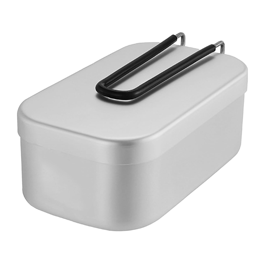 Camping Cooking Unit - Kotak makan siang aluminium 800ML, peralatan