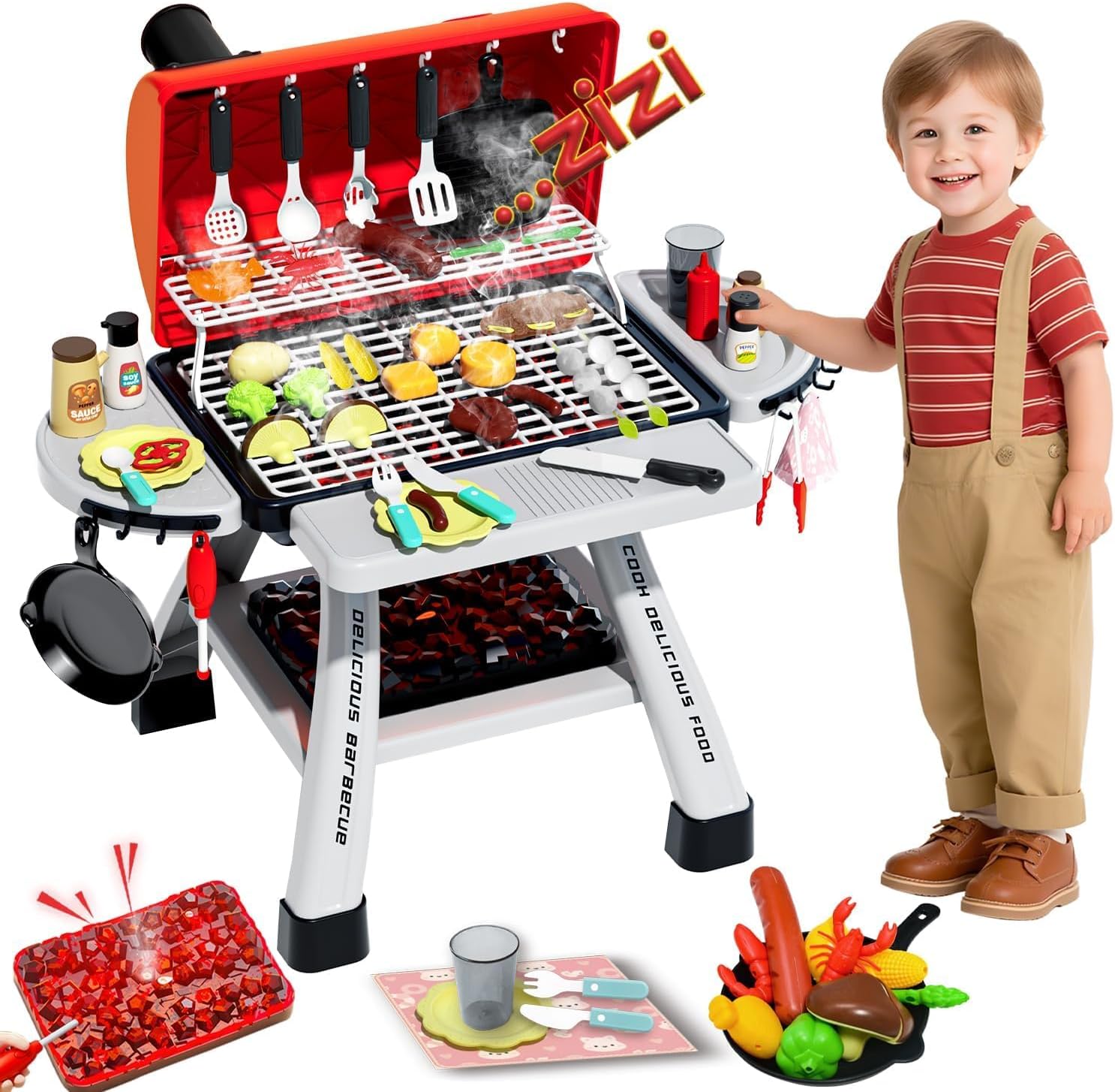Camping Cooking Gifts - Mainan Dapur-dapuran BBQ Grill untuk Anak-anak