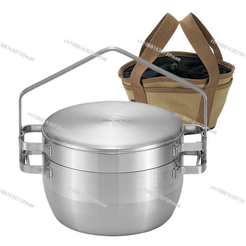 Camping Cooking Frying Pan - Panci masak gantung luar ruangan baja