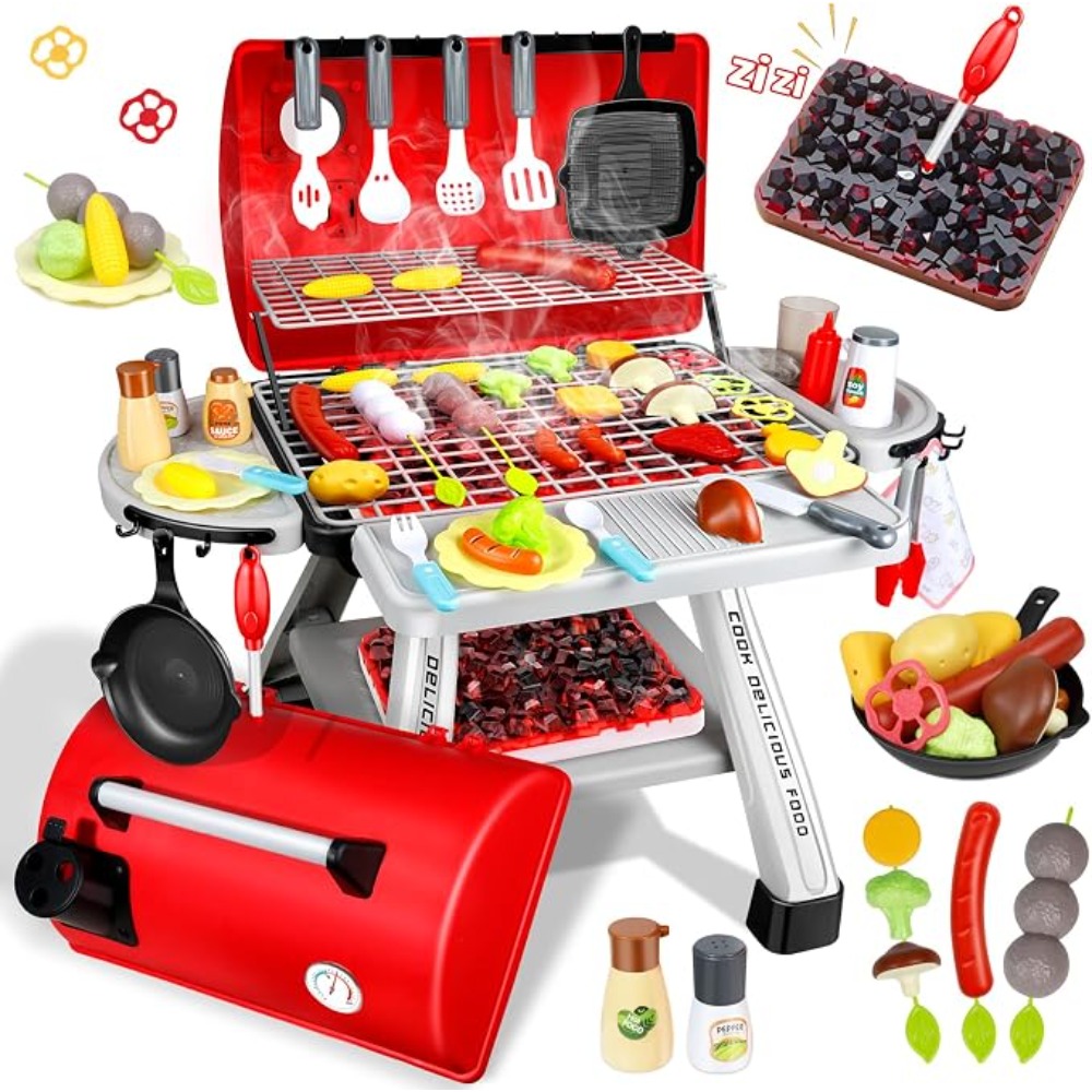 Camping Cooking Gifts - Set Mainan Panggangan Barbekyu Anak-anak, Permainan