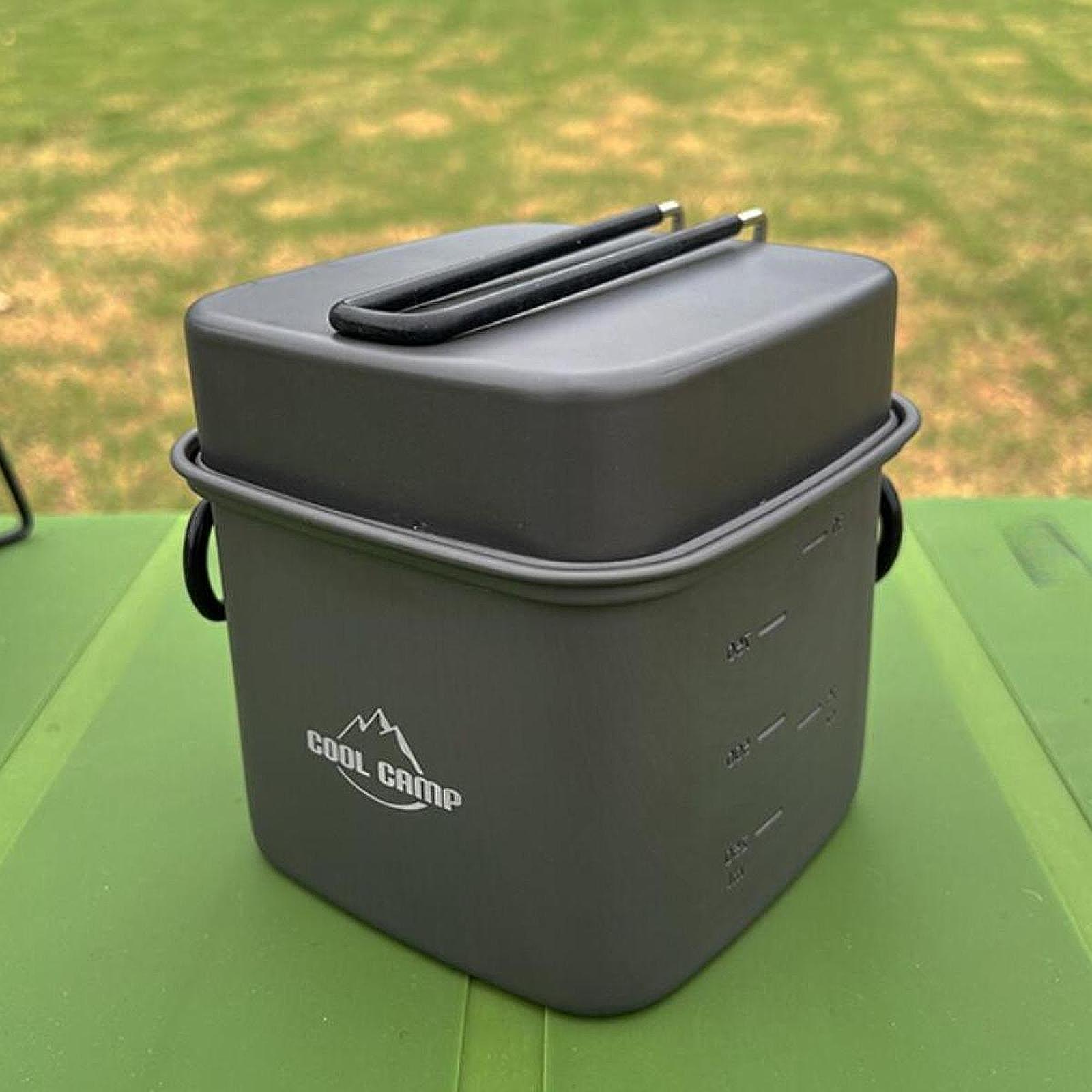Camping Cooking Frying Pan - Set Peralatan Masak Camping, Wajan, Perlengkapan