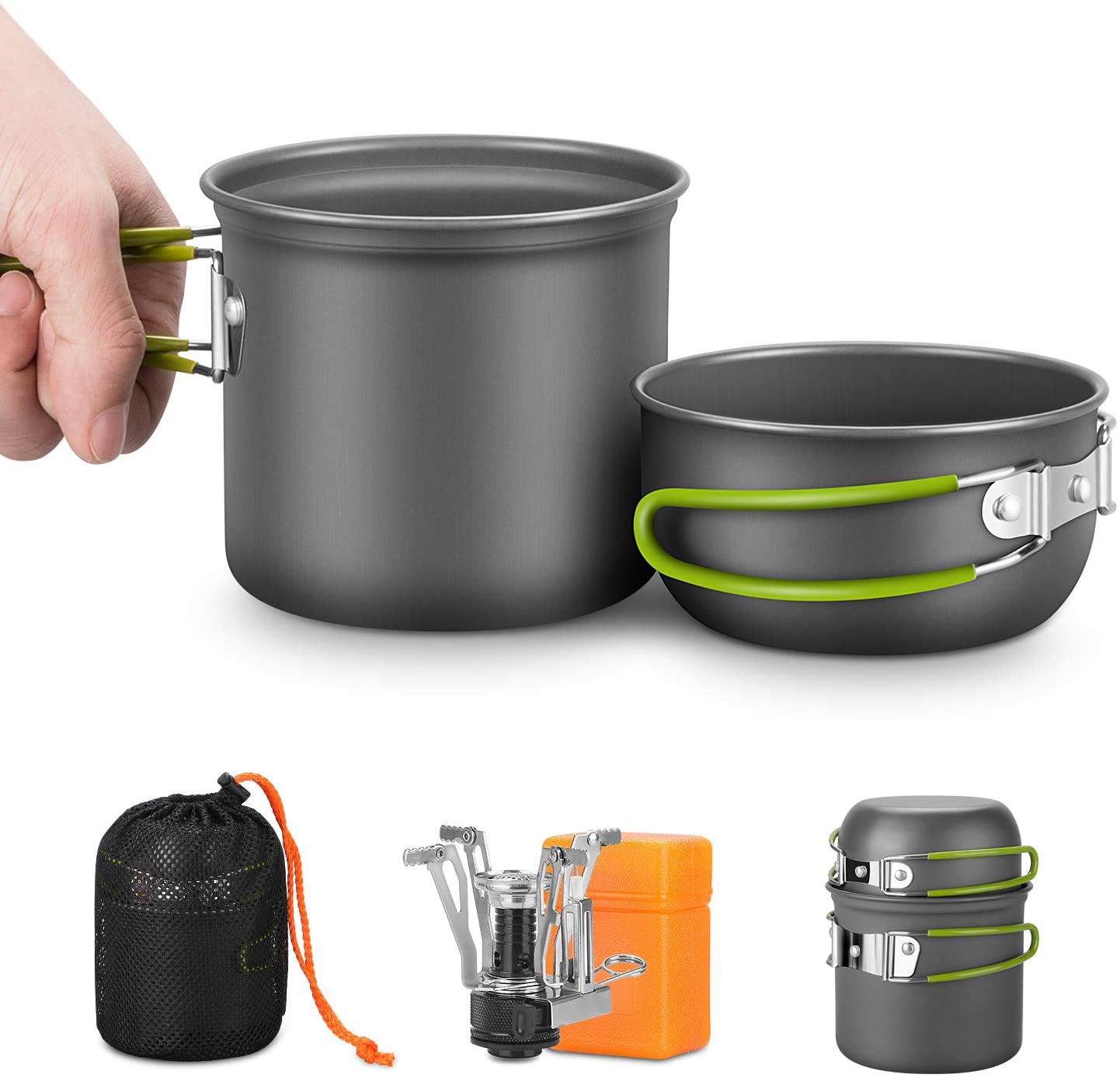 Camping Cooking Knife Set - Peralatan Memasak untuk Berkemah dengan Kompor