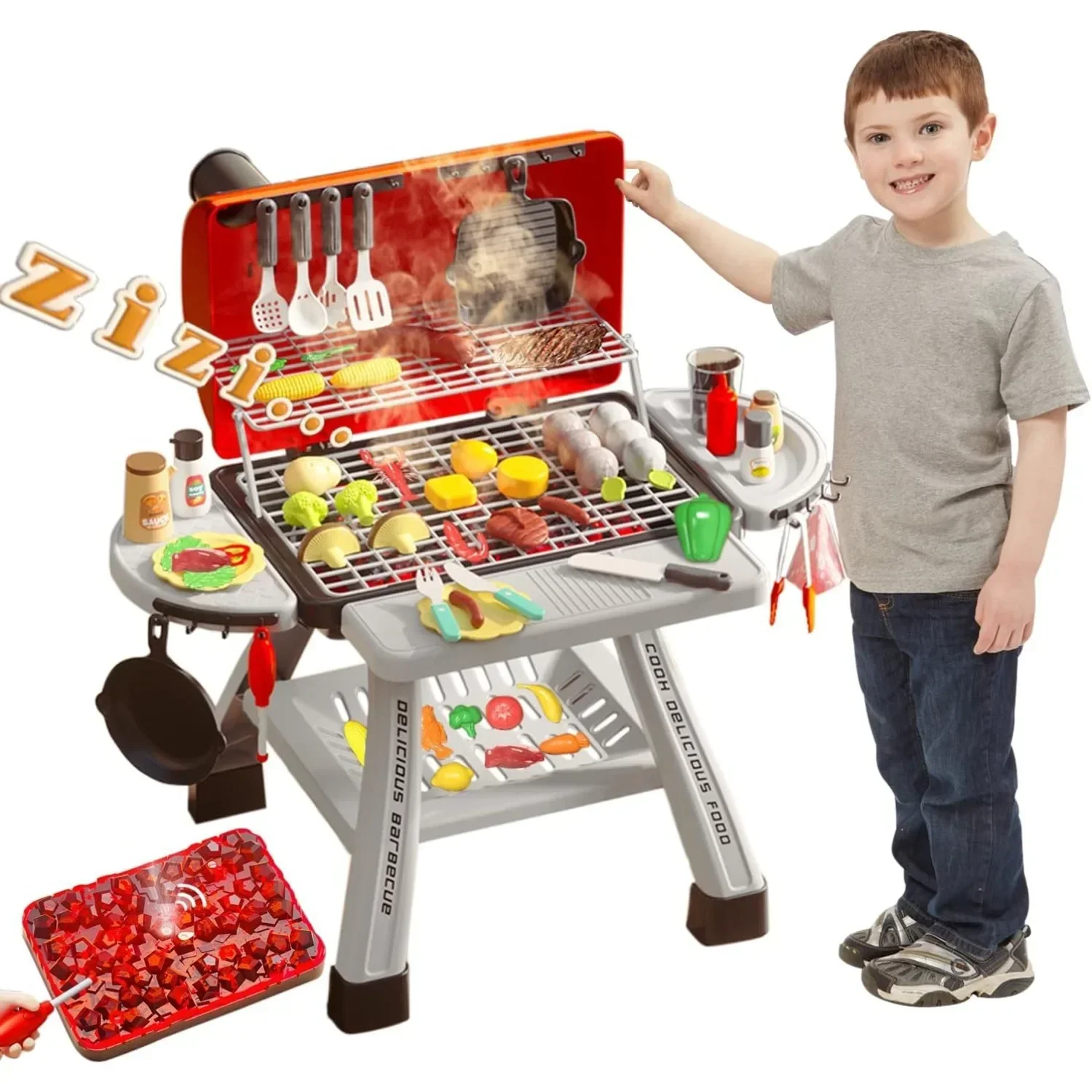 Camping Cooking Gifts - Set Mainan Panggangan Barbekyu Set Permainan