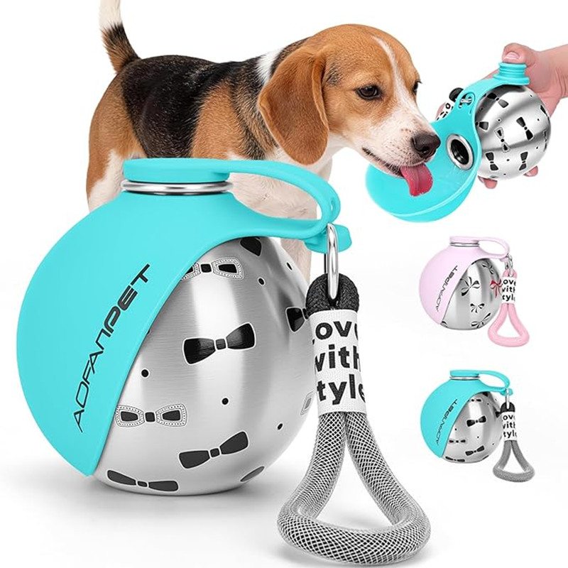 Camping Cooking Bowl - Botol Air Anjing Portabel Stainless Steel
