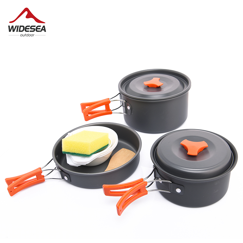 Camping Cooking Utensil Set - Layar Lebar Set peralatan masak berkemah