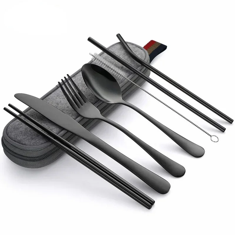 Camping Cooking Knife Set - Peralatan makan perjalanan, alat makan Set