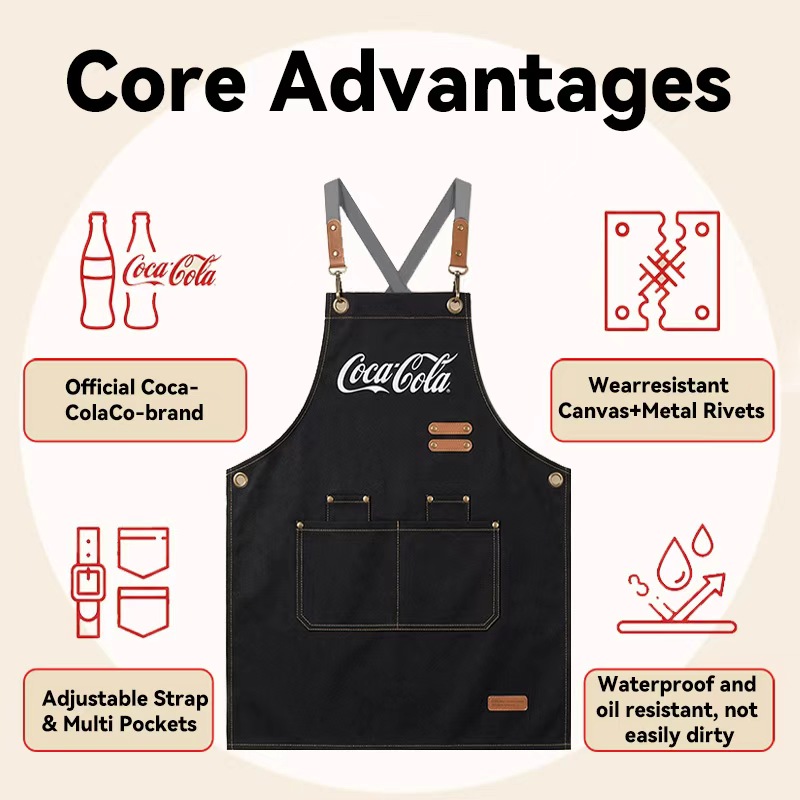 Celemek Dapur COKE untuk Wanit - Camping Cooking Apron ulasan dan harga