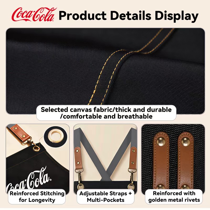 Celemek Dapur COKE untuk Wanit - Camping Cooking Apron ulasan dan harga