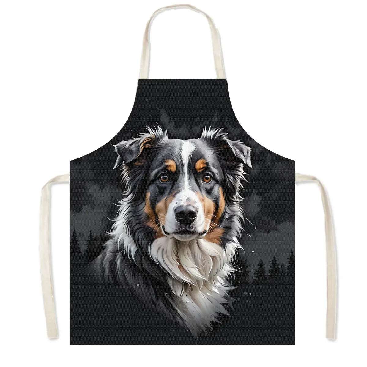 Celemek Dapur Bergambar Anjing - Camping Cooking Apron ulasan dan harga