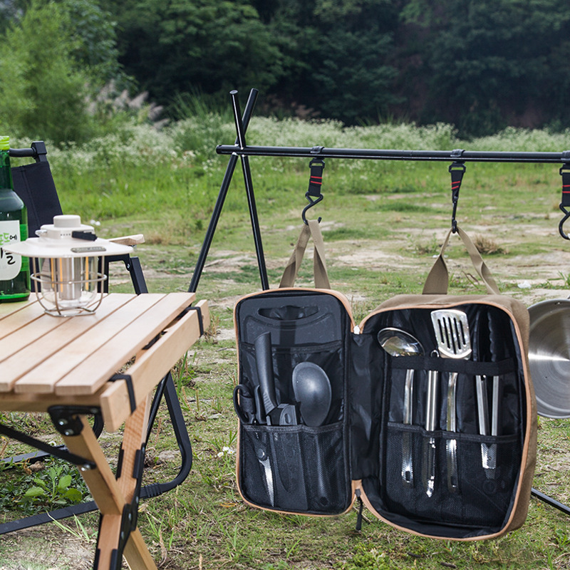 8 Buah Set Peralatan Masak Dap - Camping Cooking Unit ulasan dan harga