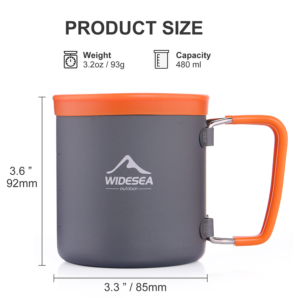 Villiea Cangkir Aluminium Berk - Camping Cooking And Drinking ulasan dan harga