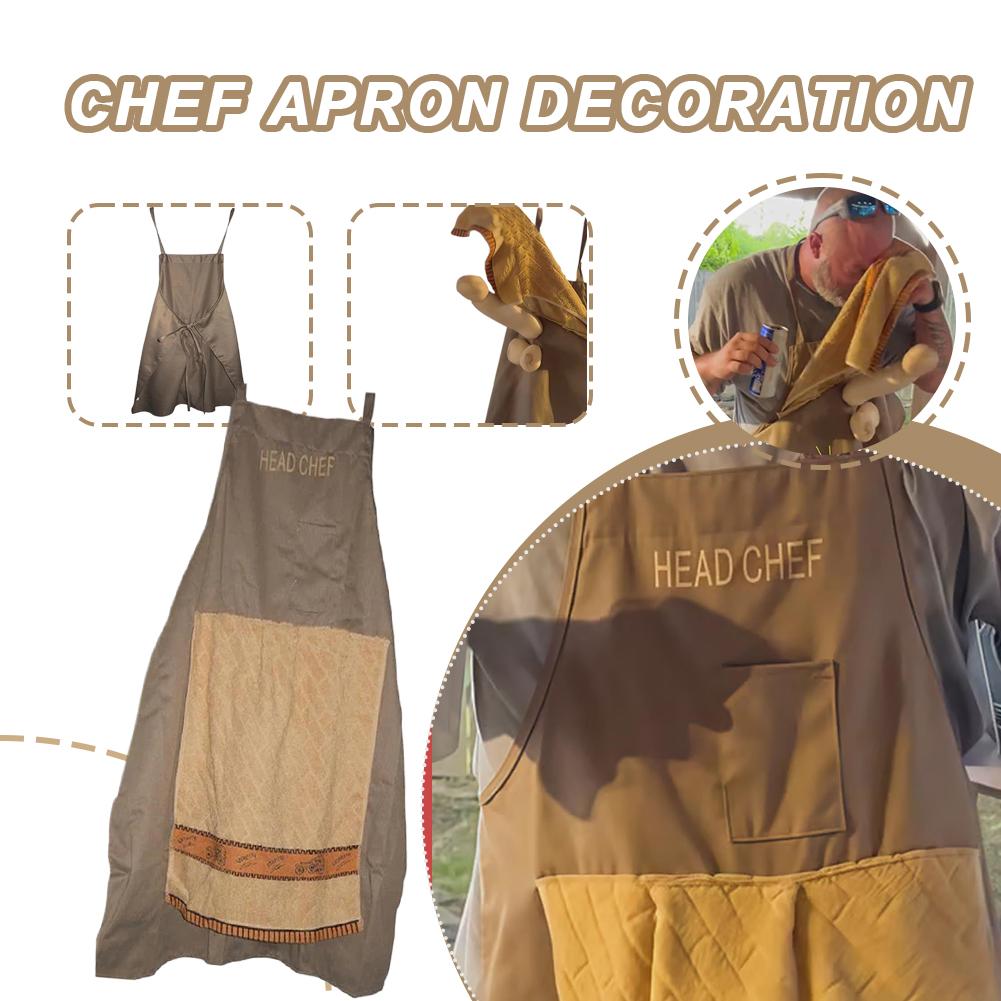 Apron Prank Kreatif Dengan Kan - Camping Cooking Apron ulasan dan harga