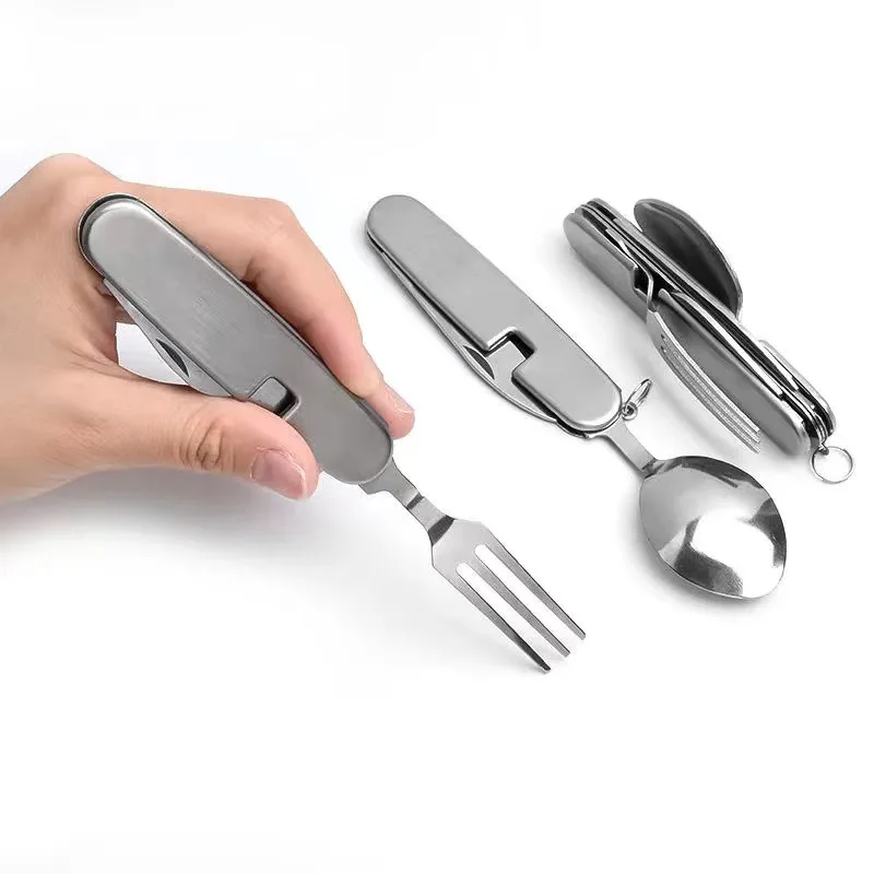 Set Peralatan Makan Berkemah B - Camping Cooking Knife Set ulasan dan harga