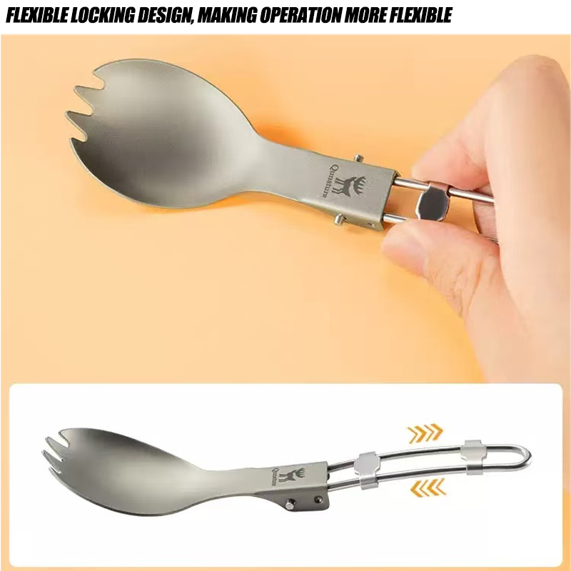 Set Peralatan Makan Titanium M - Camping Cooking Knife Set ulasan dan harga