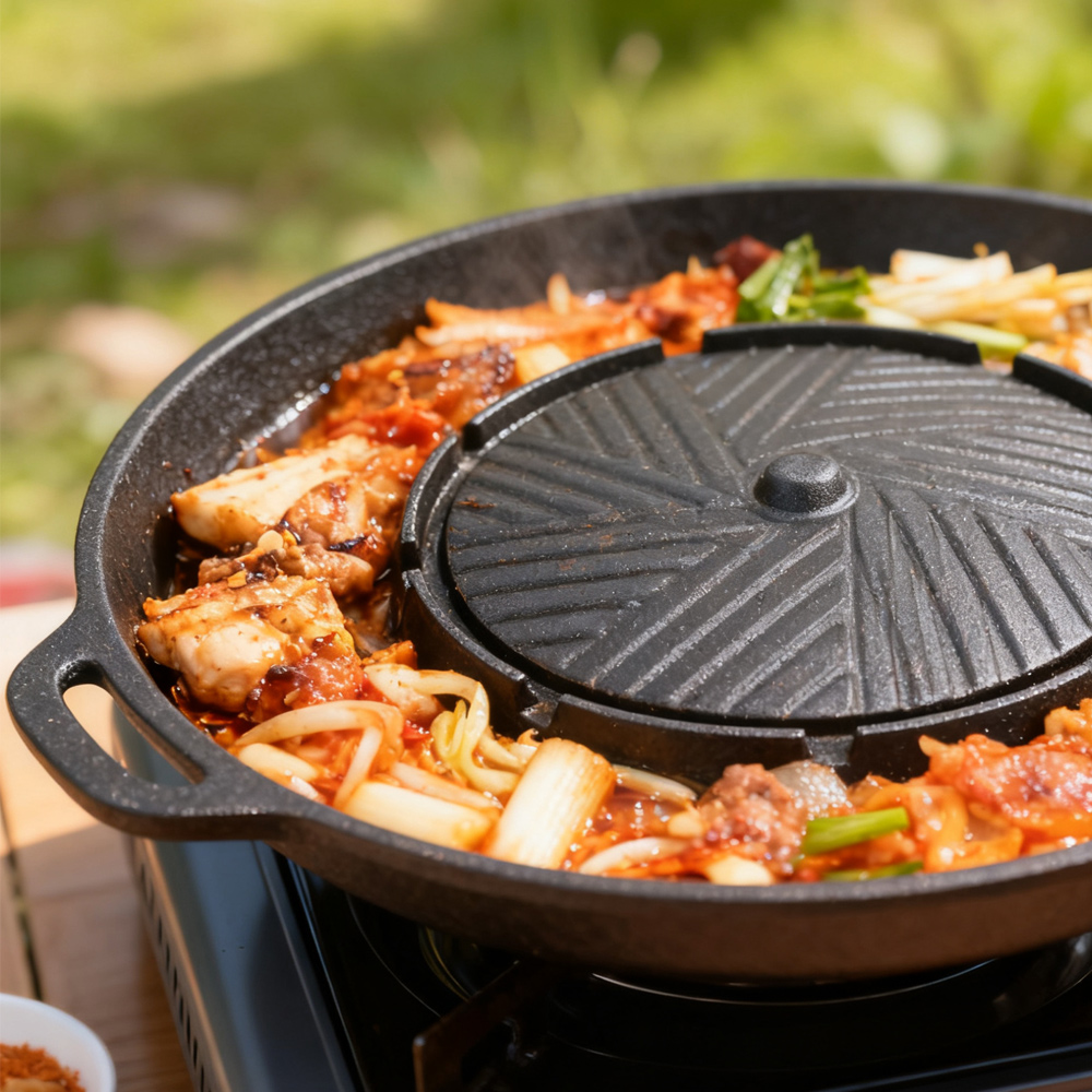Wajan Panggang BBQ Korea KOSUN - Camping Cooking Bowl ulasan dan harga