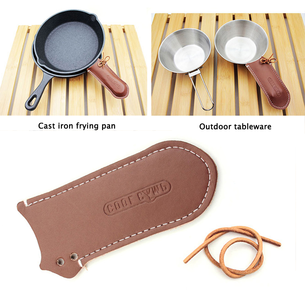 Penutup Gagang Wajan Besi Cor  - Camping Cooking Frying Pan ulasan dan harga