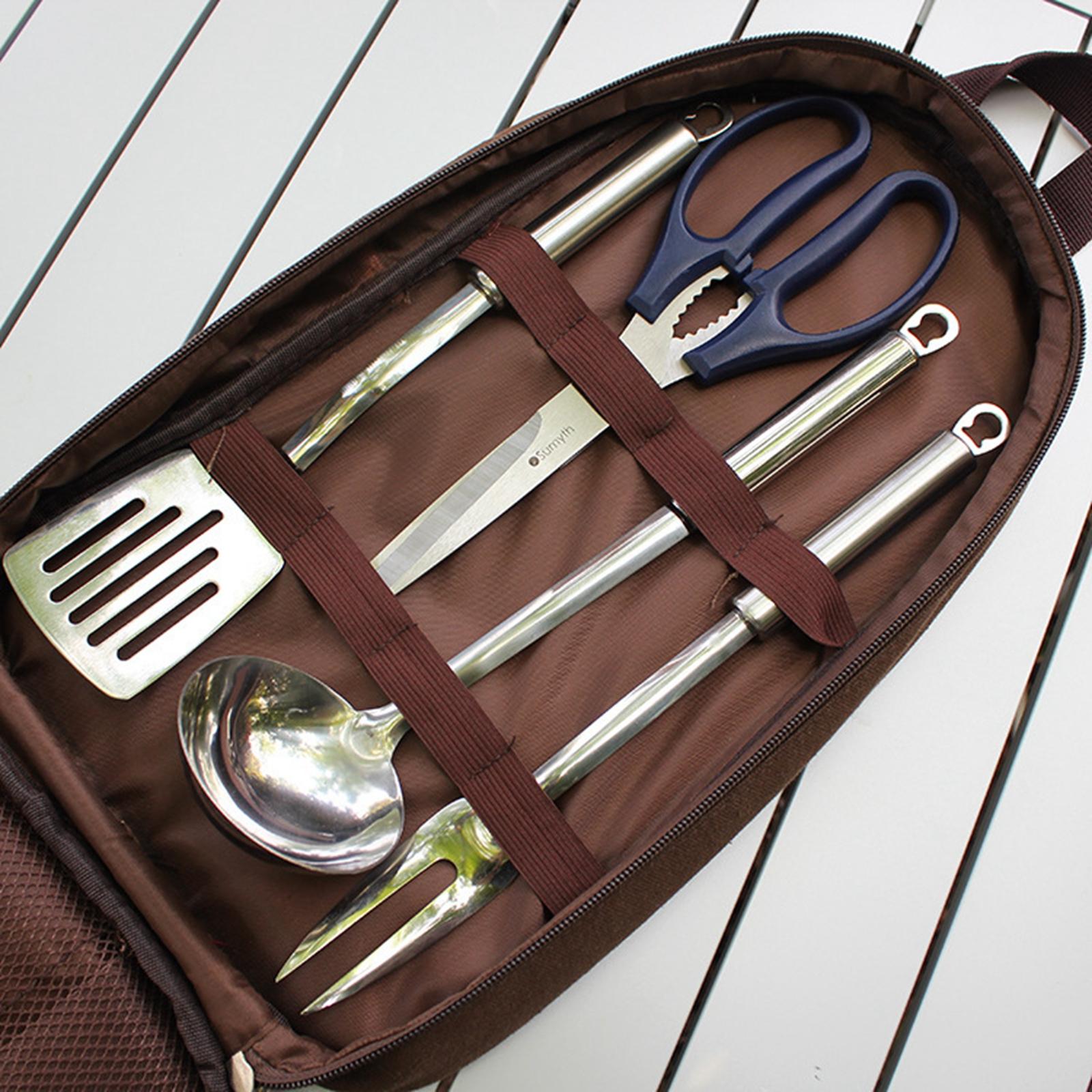 Set peralatan dapur Kemah, 7 b - Camping Cooking Utensil Set ulasan dan harga