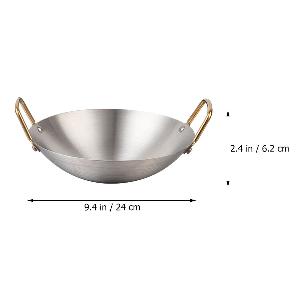 Wajan Masak Stainless Steel de - Camping Cooking Frying Pan ulasan dan harga