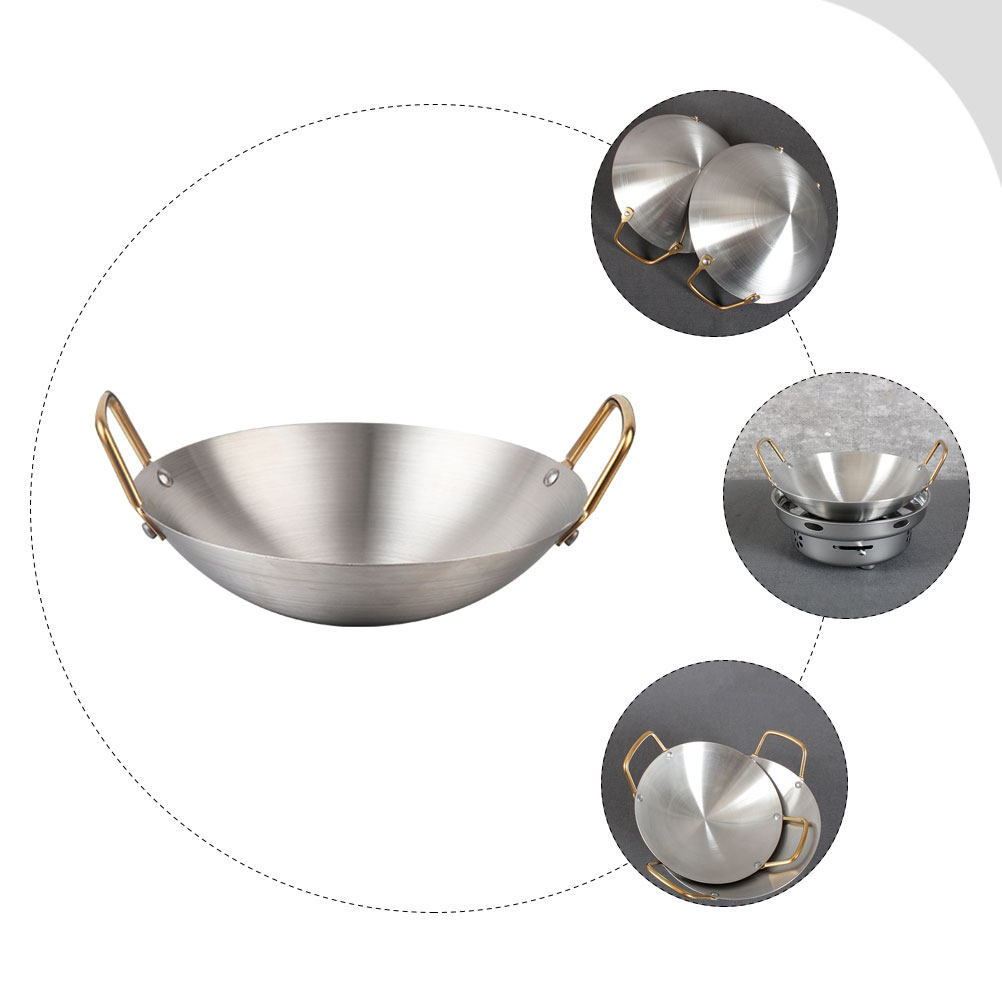 Wajan Masak Stainless Steel de - Camping Cooking Frying Pan ulasan dan harga