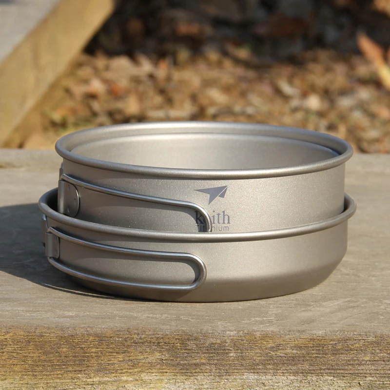 Keith Set panci masak Titanium - Camping Cooking Bowl ulasan dan harga