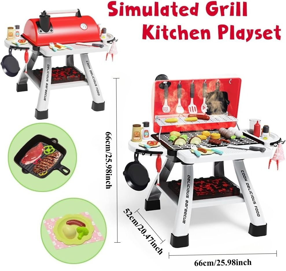 Mainan Dapur-dapuran BBQ Grill - Camping Cooking Gifts ulasan dan harga