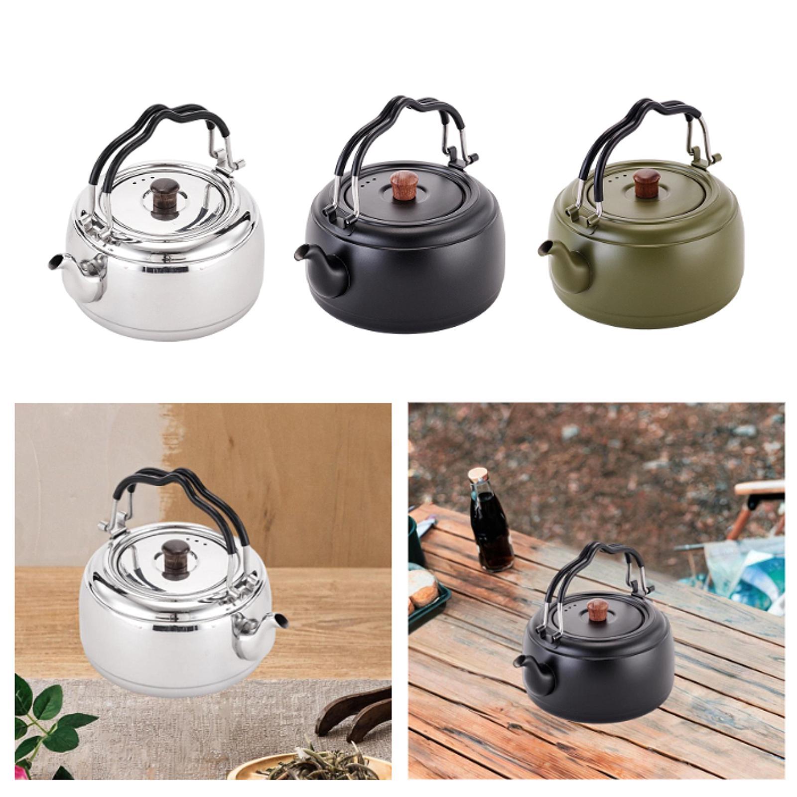 Ketel Teh Portabel 1L Hadiah P - Camping Cooking Gifts ulasan dan harga
