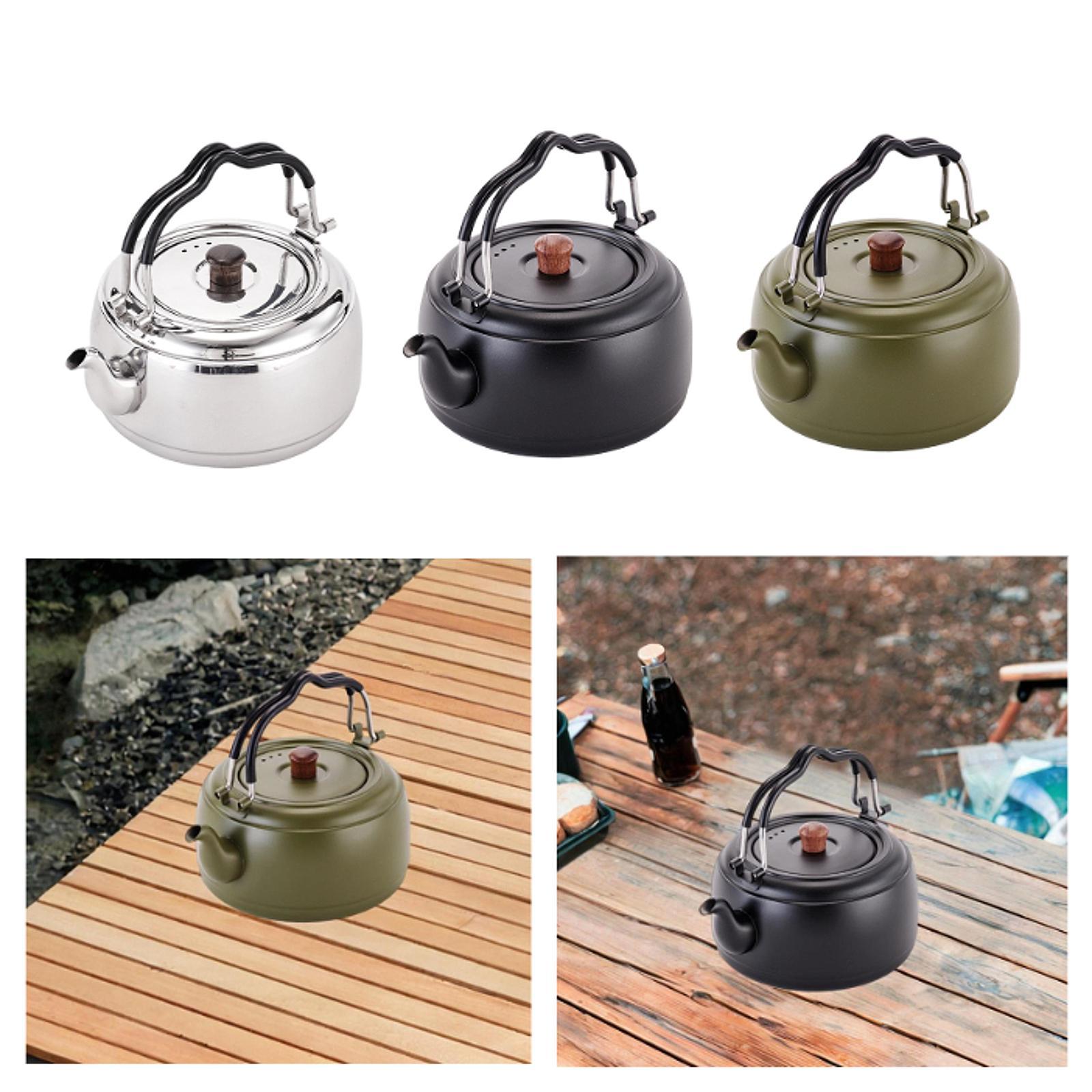 Ketel Teh Portabel 1L Hadiah P - Camping Cooking Gifts ulasan dan harga