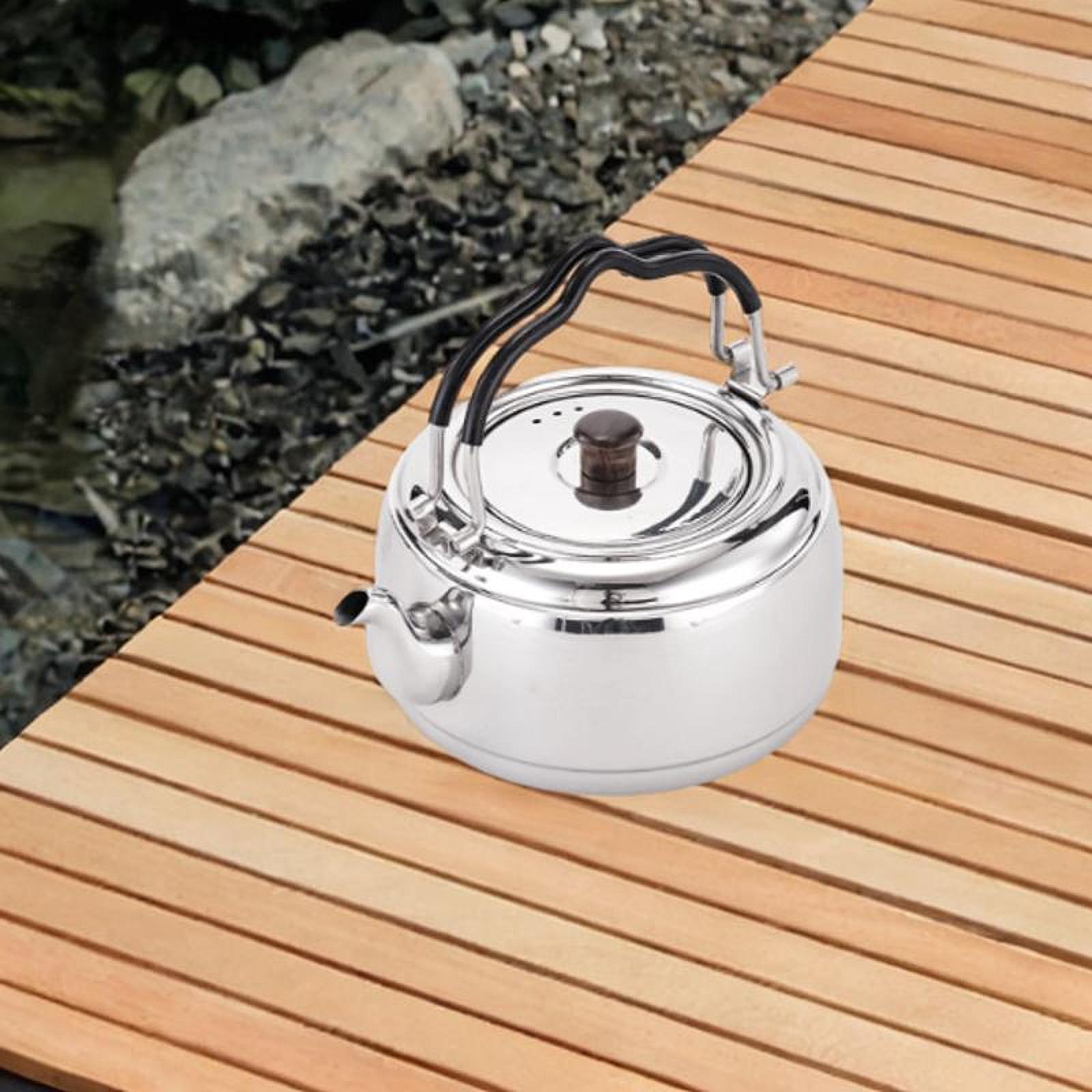 Ketel Teh Portabel 1L Hadiah P - Camping Cooking Gifts ulasan dan harga