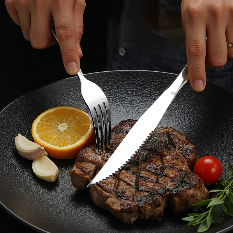 Set Peralatan Makan Perjalanan - Camping Cooking Knife Set ulasan dan harga