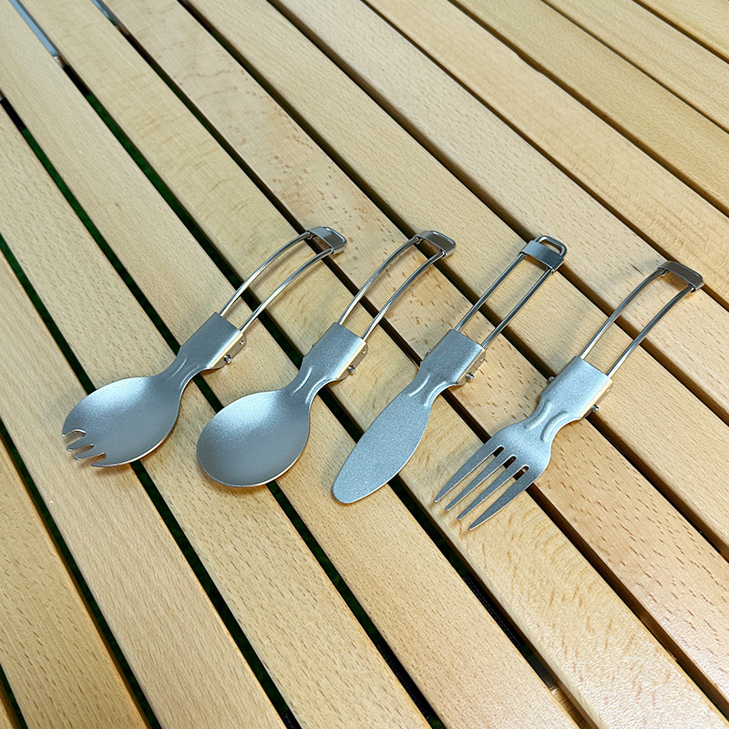 Set Sendok dan Garpu Lipat Tit - Camping Cooking Knife Set ulasan dan harga