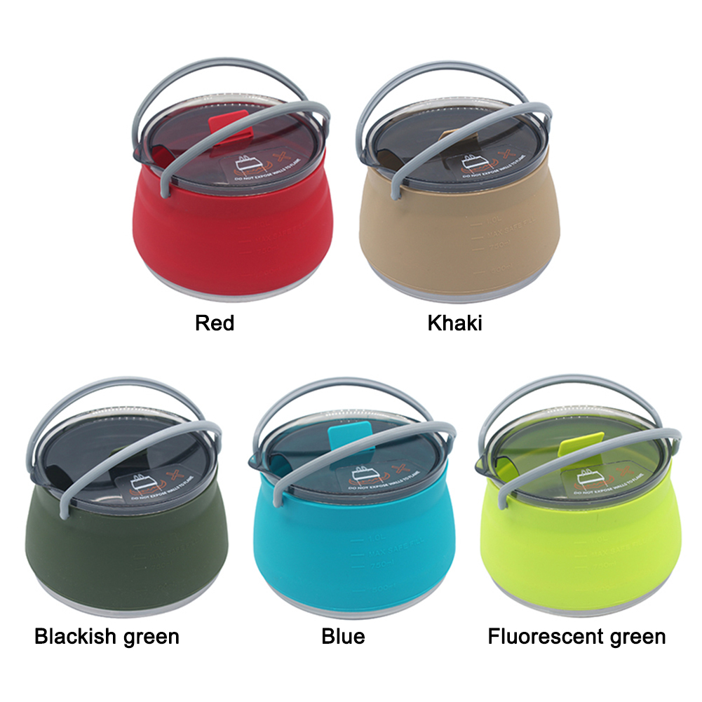 Ketel Silikon Luar Ruangan 1L  - Camping Cooking Gifts ulasan dan harga