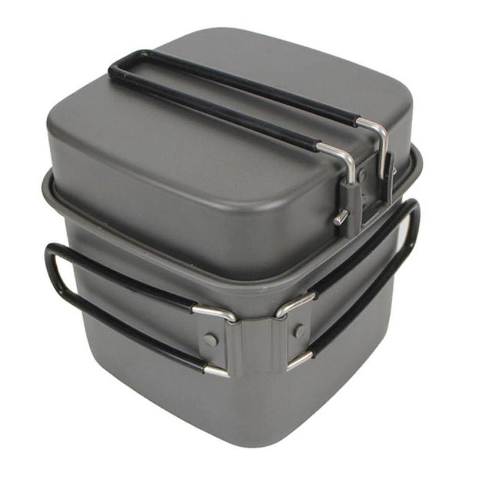 Set Peralatan Masak Camping, W - Camping Cooking Frying Pan ulasan dan harga