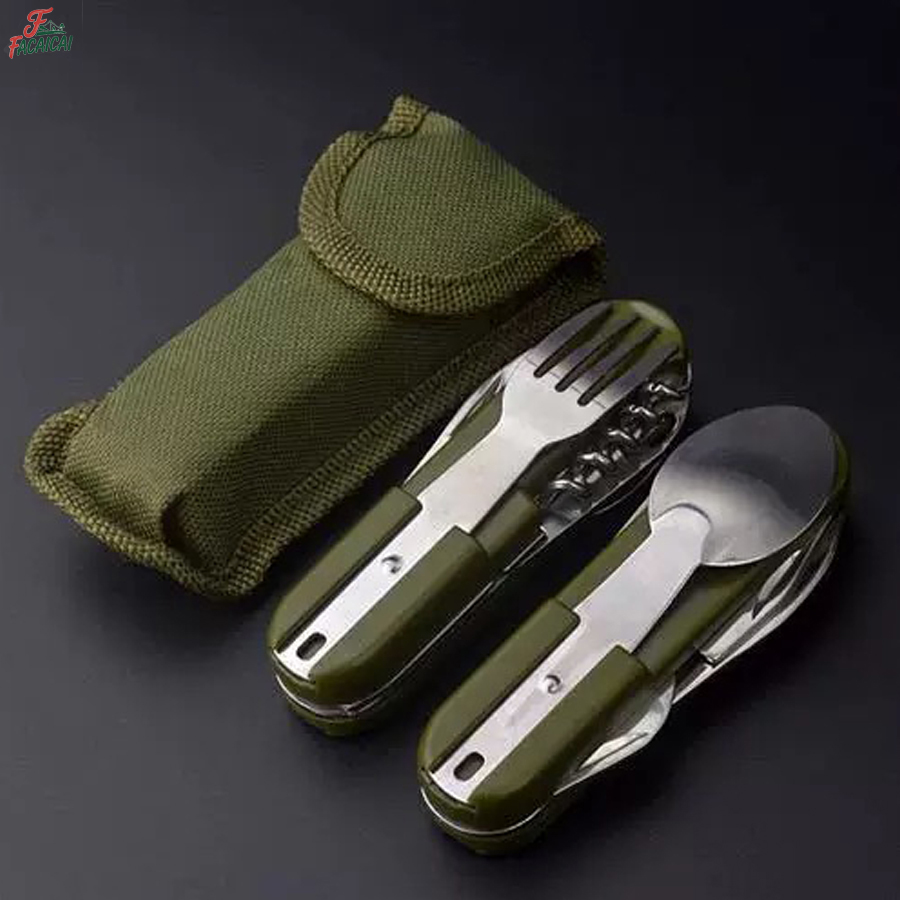 Peralatan Berkemah 5-in-1 Set  - Camping Cooking Utensil Set ulasan dan harga