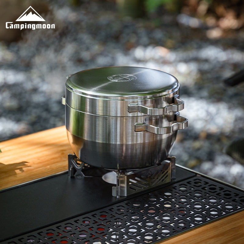 Panci gantung stainless steel  - Camping Cooking Frying Pan ulasan dan harga