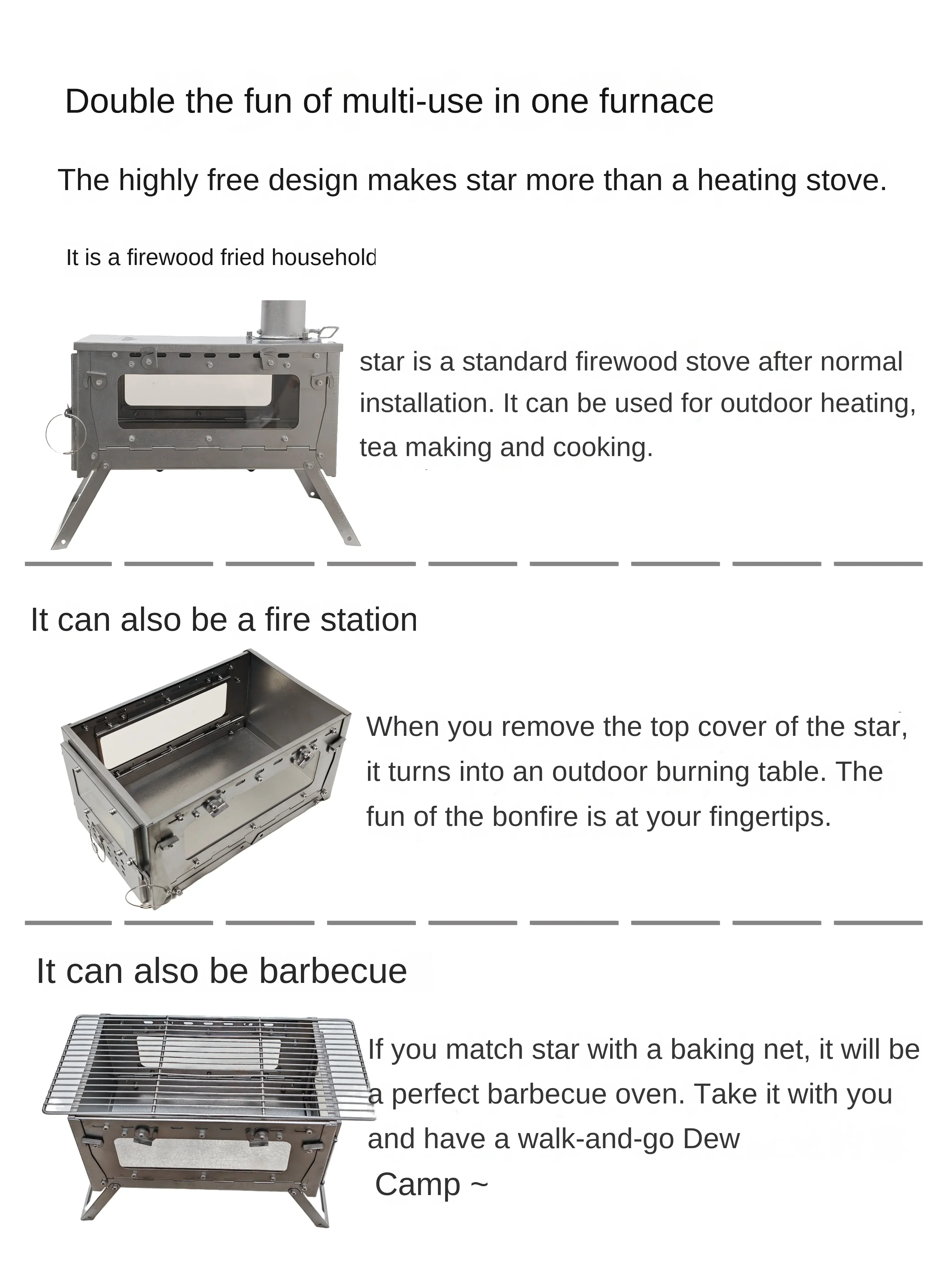 WT Star Ti kompor pemanas lipa - Cooking On Camping Stove ulasan dan harga