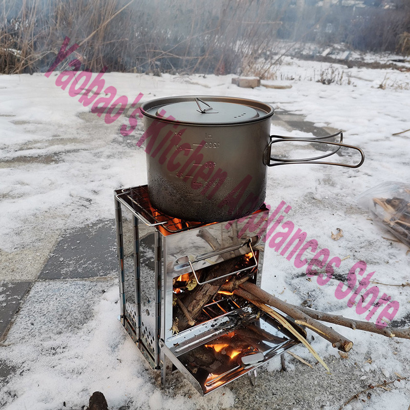 Kompor Kayu Peralatan Berkemah - Camping Cooking Stove ulasan dan harga