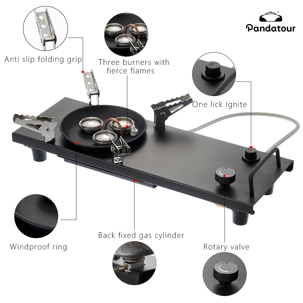 Kompor Gas Lipat Pandatour Cam - Camping Cooking Unit ulasan dan harga