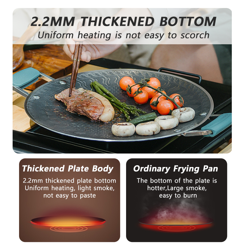 Naturehike BBQ Memasak Grill P - Camping Cooking Frying Pan ulasan dan harga