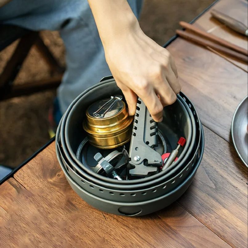 Set Peralatan Memasak Camping  - Camping Cooking Frying Pan ulasan dan harga