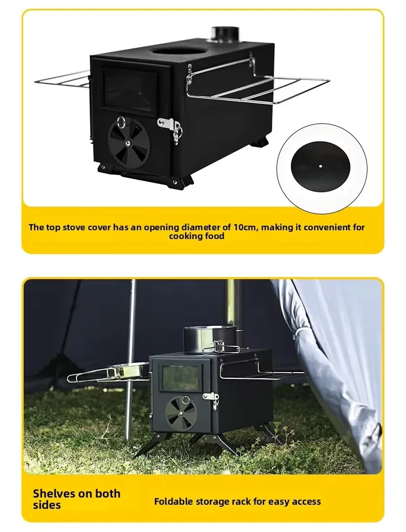 Kompor Tenda Portabel Baja Kar - Camping Cooking And Drinking ulasan dan harga