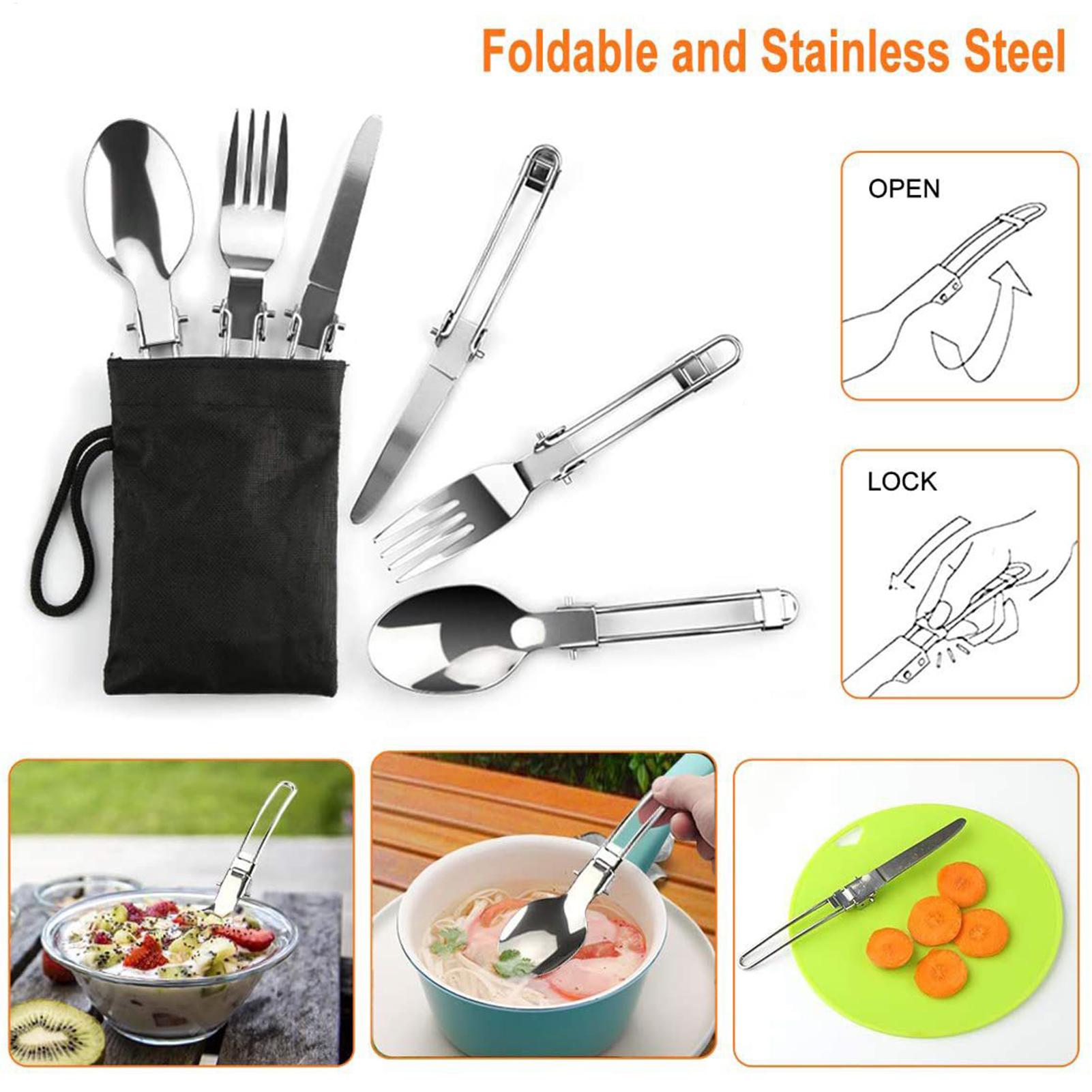 Set Memasak Backpacking Panci  - Camping Cooking Knife Set ulasan dan harga