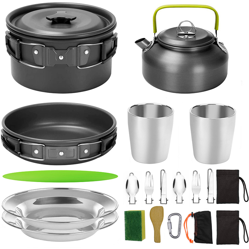 1 Set Peralatan Masak Luar Rua - Camping Cooking Knife Set ulasan dan harga