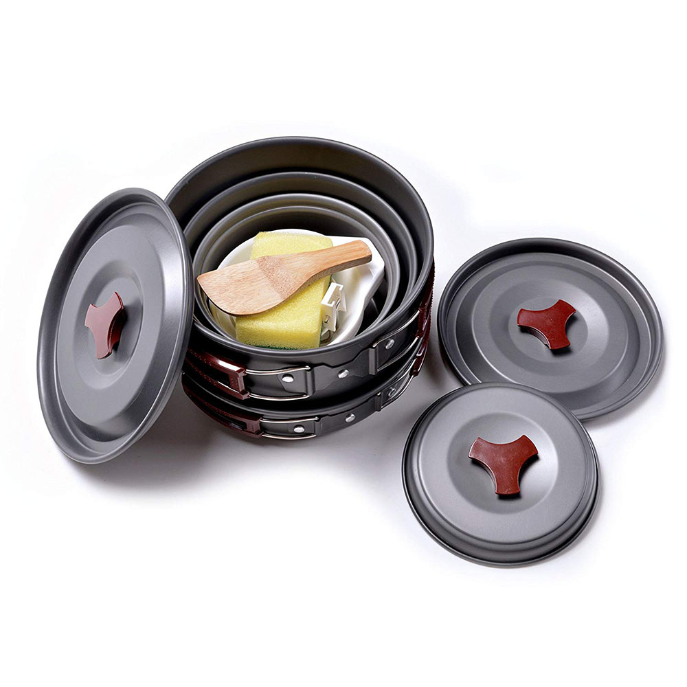 Kit peralatan masak Camping lu - Camping Cooking Unit ulasan dan harga