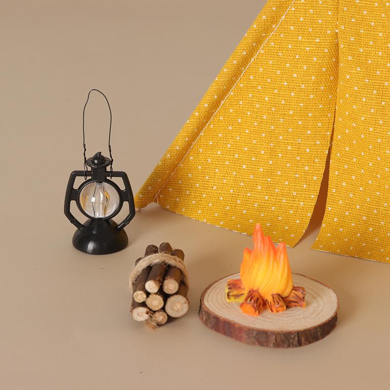 **1 Set 1/12 Rumah Boneka Deko - Camping Cooking Unit ulasan dan harga
