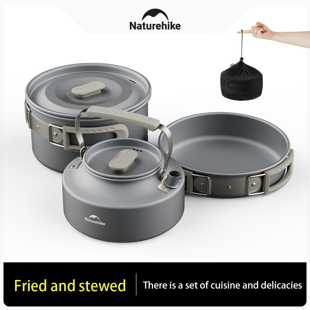 Naturehike Set panci luar ruan - Camping Cooking Frying Pan ulasan dan harga