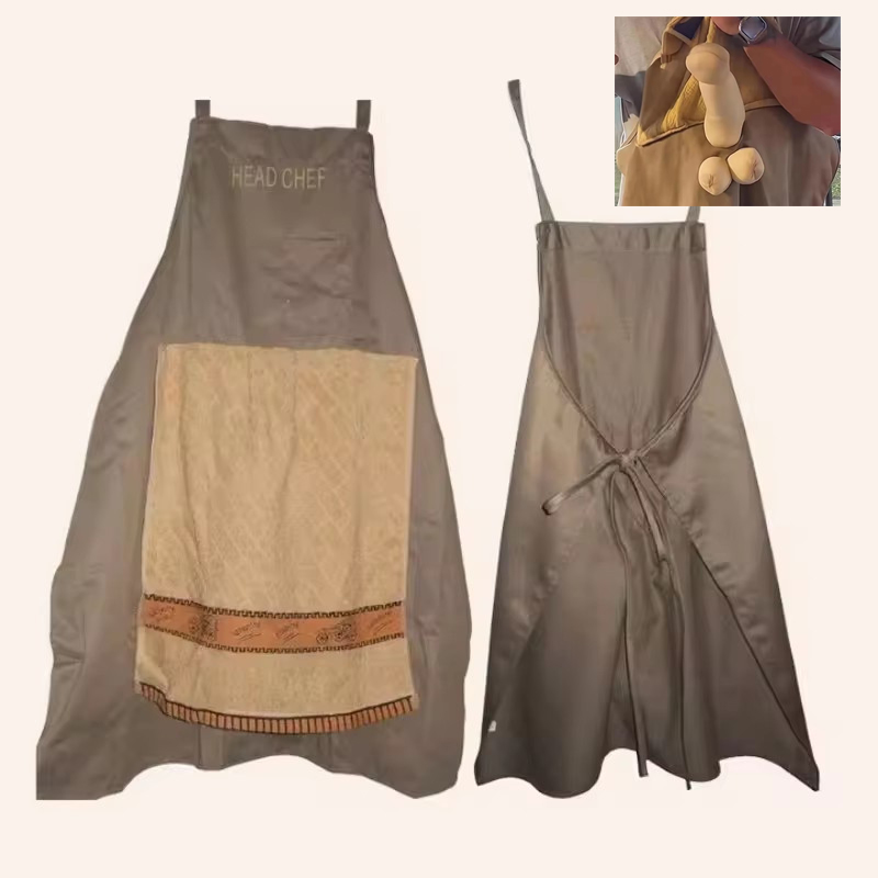Apron Prank Koki BARU, Prank K - Camping Cooking Apron ulasan dan harga