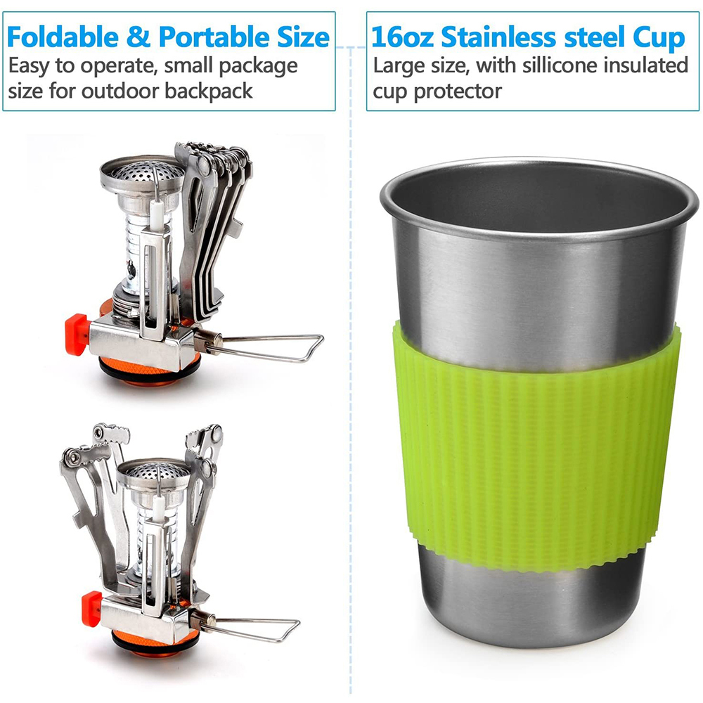 Kit Peralatan Masak Berkemah d - Camping Cooking Utensil Set ulasan dan harga